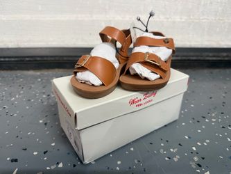 *NEW* Lucky Brand Girls Tan/Brown Sandals 7C