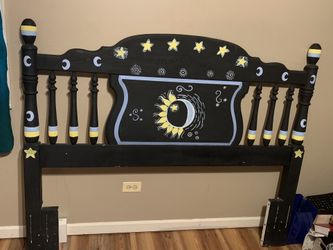 Sun Moon Queen headboard Decor