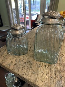 Kitchen Storage Jars, Good Condition, $20
