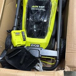 Brand new 40V Ryobi Self-Propelled lawnmower