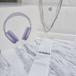 SEALED AirPods Max USB-C (Lavender Purple) w Shopping Bag