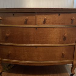 Birds Eye Maple Dresser Set 