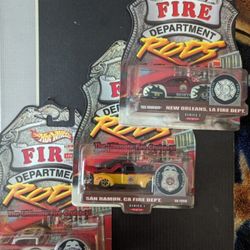 Hot Wheels Fire Department Rods 