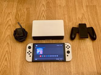 OLED Nintendo Switch Console + Accessories