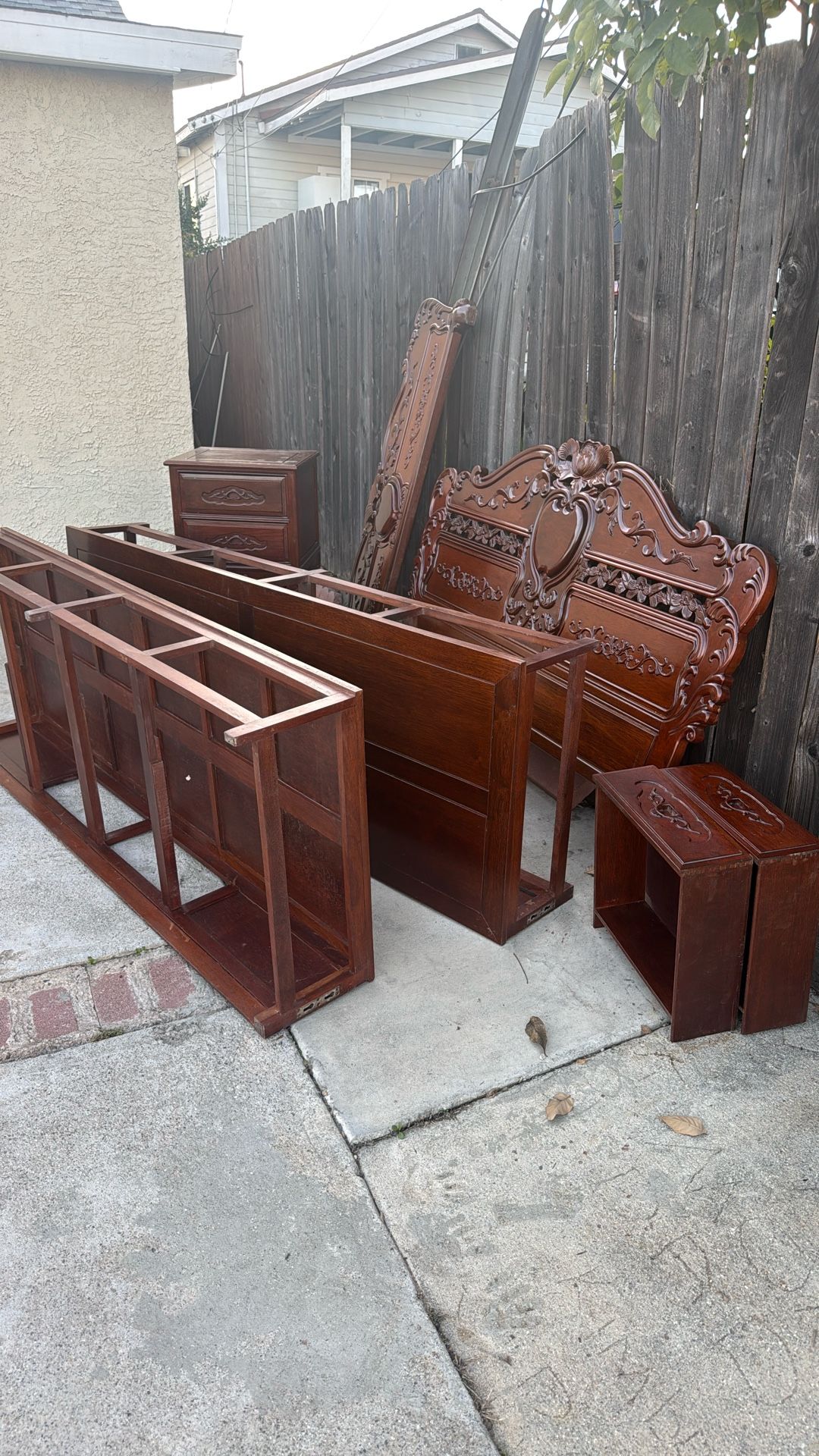 Queen Hardwood Bed Frame