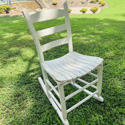 Kids Wooden Rocking Chair