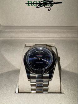ROL EX 41 mm blue dial