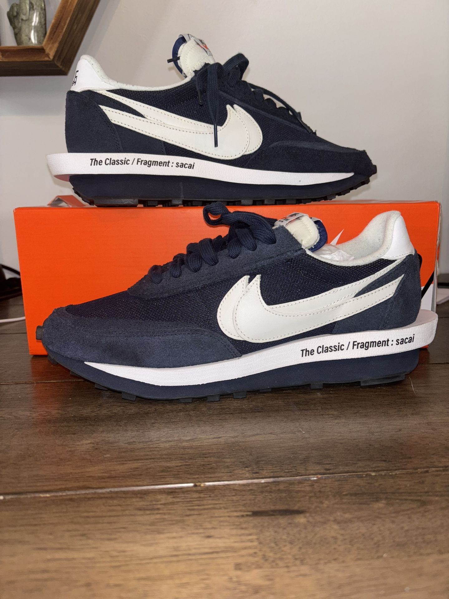 Nike LD Waffle SF Sacai Fragment Blue Void