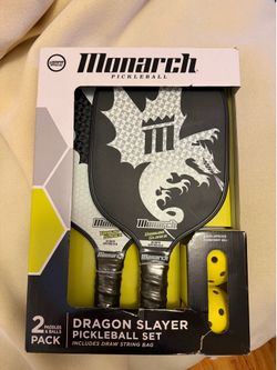 Monarch Dragon Slayer Pickleball Set