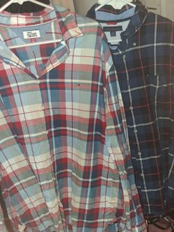 TOMMY HILFIGER LONG SLEEVE DRESS SHIRTS XL XXL