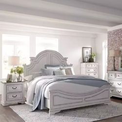 White Queen Bed Frame