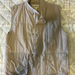 Vintage LL Bean Puffer Vest Large Tall Insulated