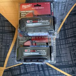 Milwaukee M28 Redlthium  HIGH OUTPUT XC6.0 Two Battery