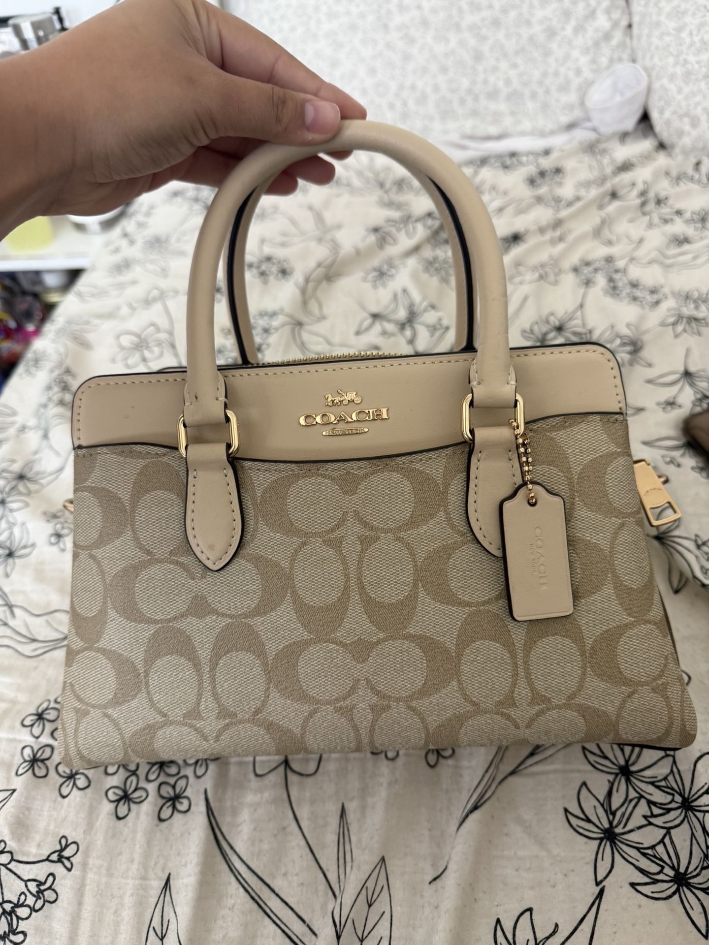 Coach mini darcie carryall 