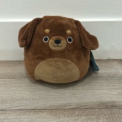 Squishmallow Flaxy Brown Dog