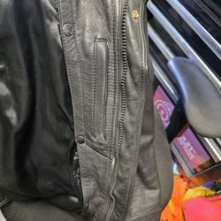 Leather jacket motorcycle