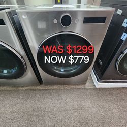 7.4 Cu. Ft. Ultra Large Electric Dryer With Sensor Dry, Turbo Steam