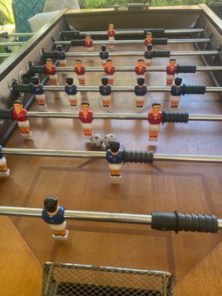 Foosball Table with Players and Balls
