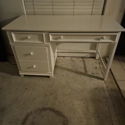 White Office Desk