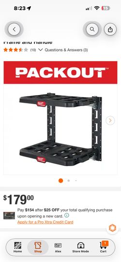 Milwaukee PACKOUT shelve racking kit