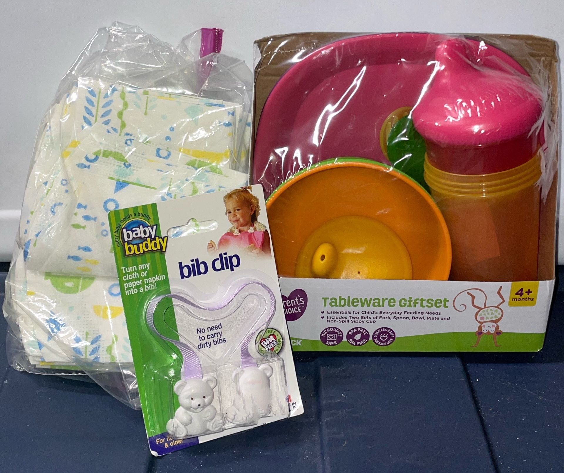 Parent's Choice Tableware Giftset, 4+ Months, 10 count Pink