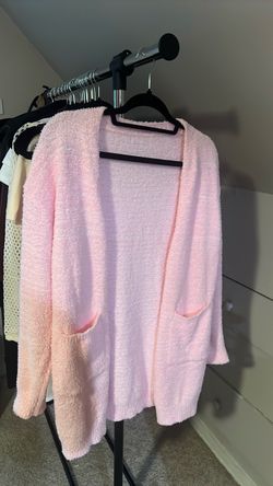 Pink cardigan