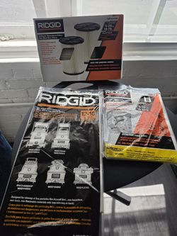 RIDGID Wet/Dry Vac Combo: VF4200 Filter + VF3502 & VF3503 Dust Bags