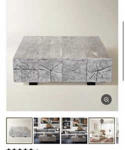 Z gallerie timber coffee table