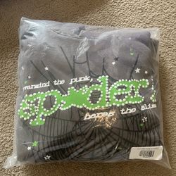sp5der hoodie grey “punk v2”