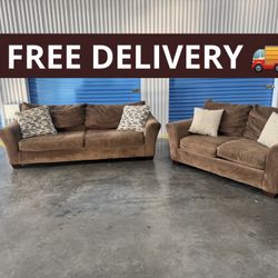 Large couch set free delivery