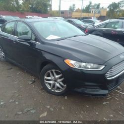 I am parting out/ selling a 2014 Ford Fusion SE, 127,000 miles , hit in the right rear - starts, clean title for parts or complete car Paint code is B