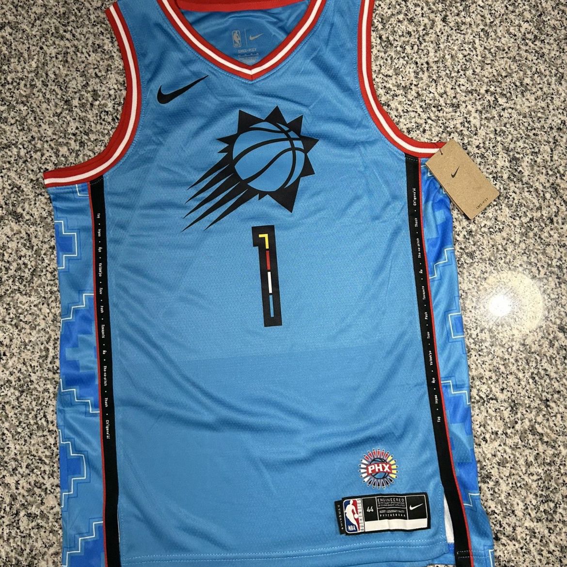 Devin Booker Authentic Nike Swingman Jersey - Icon Edition - 75th  Anniversary Edition - Large - New With Tags for Sale in Scottsdale, AZ -  OfferUp