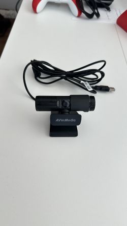 AVerMedia Live Streamer Cam 313 - Full HD 1080P Webcam with Privacy Shutter, Dual Microphone, 360 Degree Swivel for Video Conference - NDAA Compliant