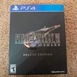 Final fantasy VII Remake Deluxe Edition