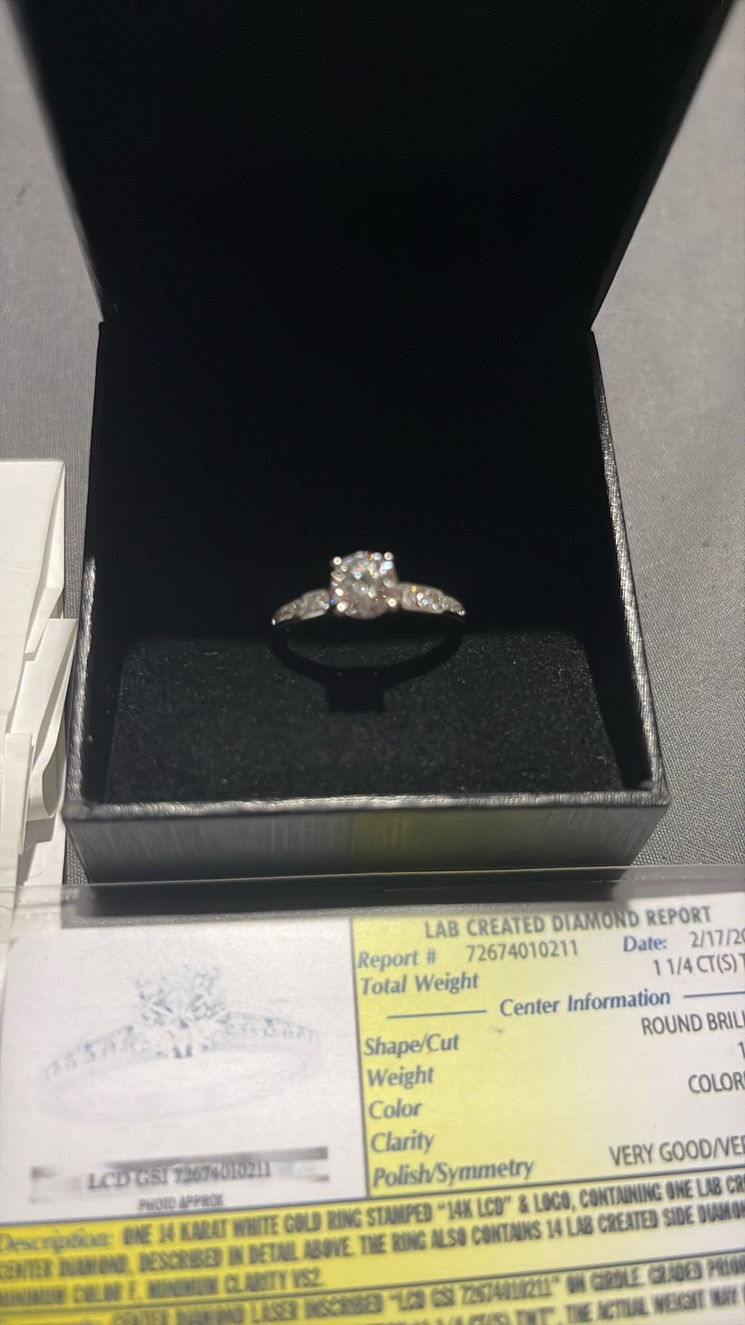 Kay Jewelers Round Brilliant Diamond Ring