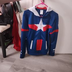 Captain America Jacket (Adult Small)