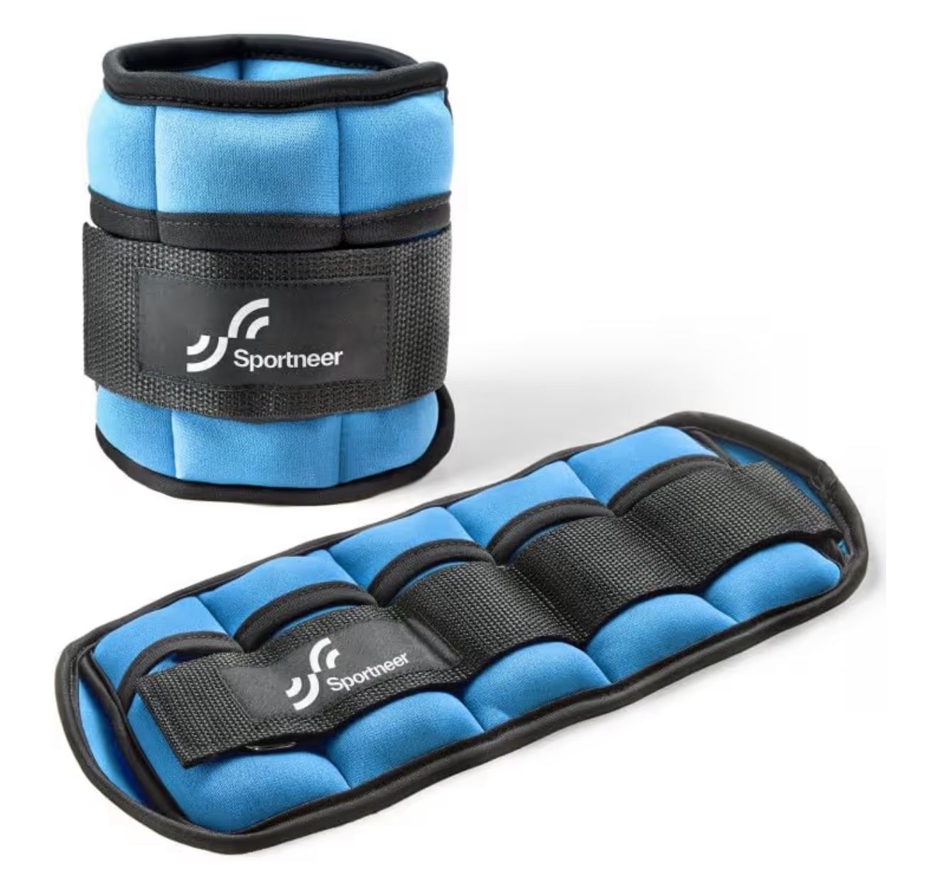 Adjustable Ankle Weights, 2 X 5 Lbs Each, 10 Lbs Set