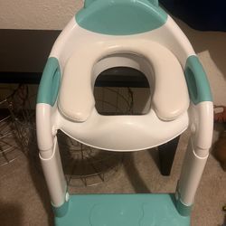 Toddler Adjustable Toilet Seat And Step