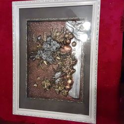 3D Metal Stamp Grapes