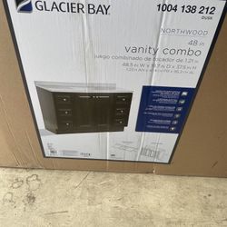 48 Inch Vanity In Brown