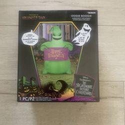 Oogie Boogie 3.5' Lighted Airblown Inflatable Decor Nightmare Before Christmas
