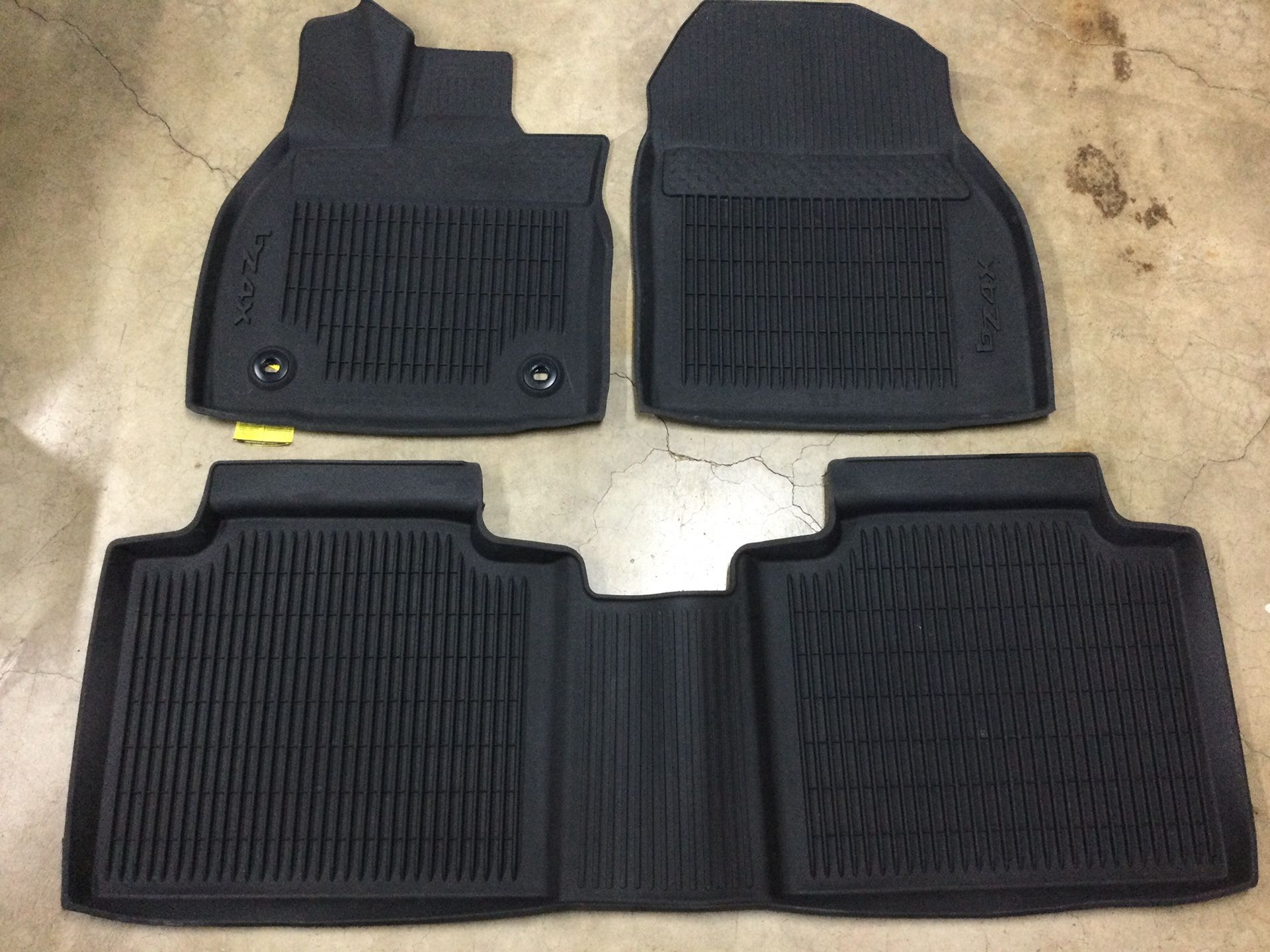 Genuine OEM Toyota BZ4X All Weather Floor Mats 