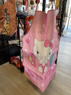 Hello Kitty Apron  Teen/adult Size  Pink