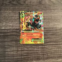 Mega Houndoom Ex Pokémon Card