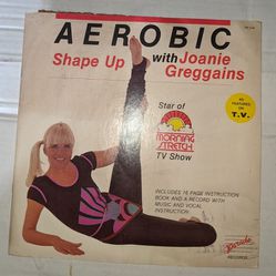 Aerobic Shape Up With Joanie Greggains. Vinyl LP