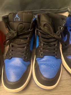 Air Jordan 1 High Black Royal Blue Sneakers