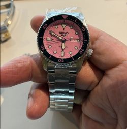 🔥Seiko 5 Sports SBSA321 Pink Panther Limited Edition Mens Watch New