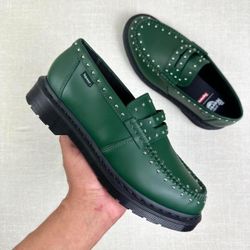 🐊 Supreme x Dr. Martens Studded Penton Loafer "DMS Green"