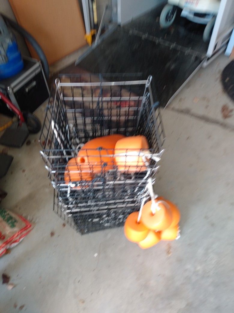 12"X12" Topless Crab Traps 8 Of Them