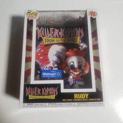 Funko Pop! VHS Covers Killer Klowns from Outer Space Rudy #15(Walmart Exclusive)  